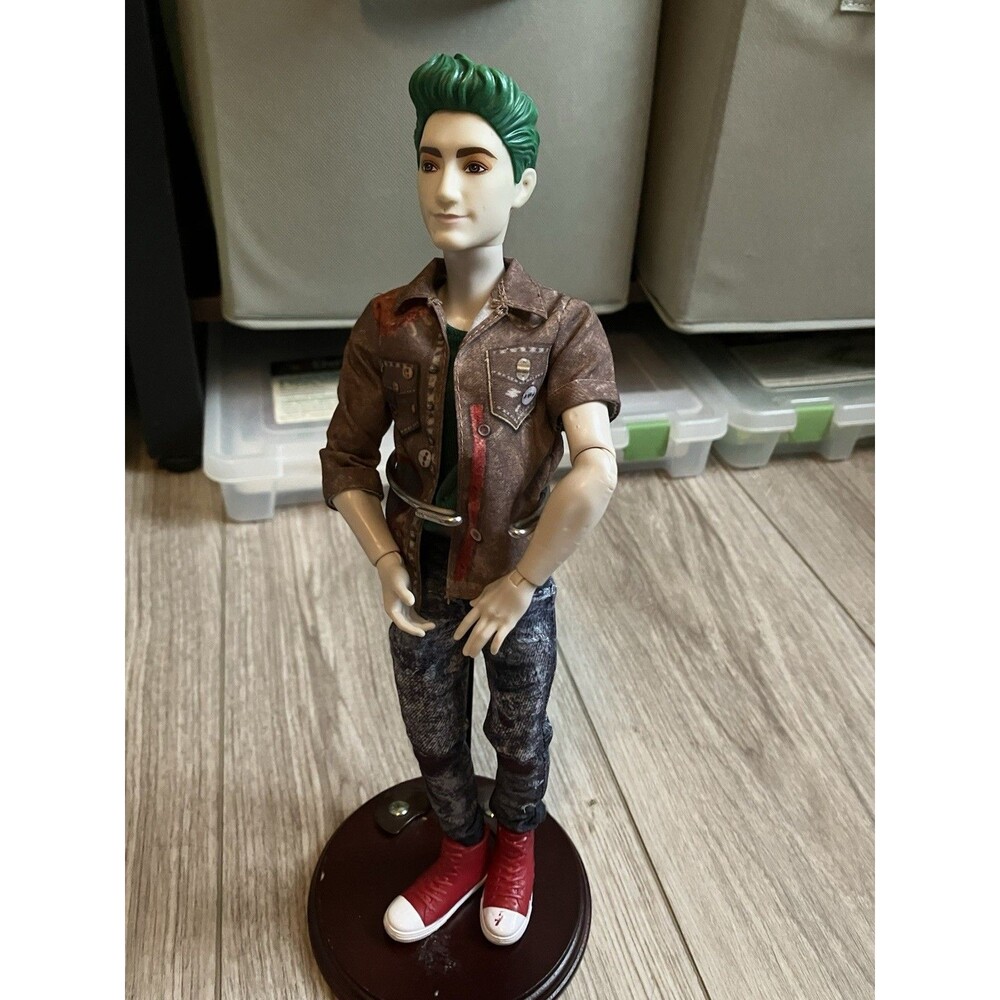 Disney Zombies 3 Zed Action Figure Doll 12” Green Molded Hair Outfit Shoes